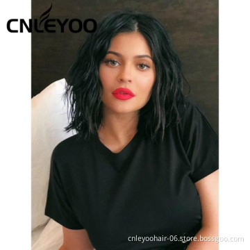10Inch natural wave synthetic wig for women factory hotsell Short Curly Wig for People